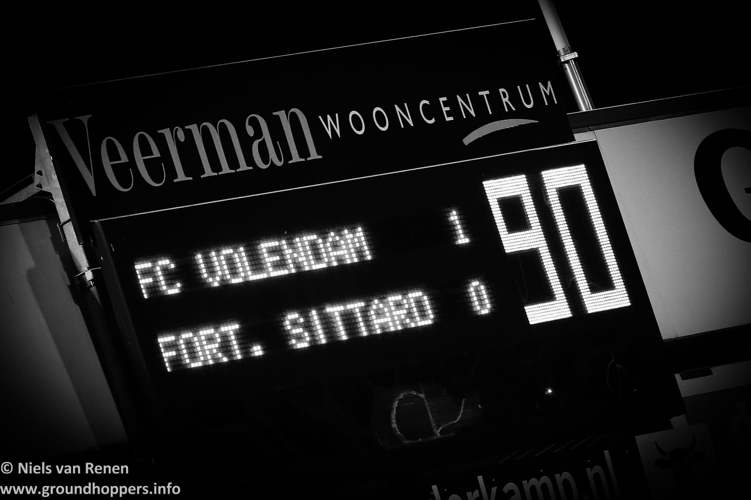 FC Volendam 1 Fortuna Sittard 0