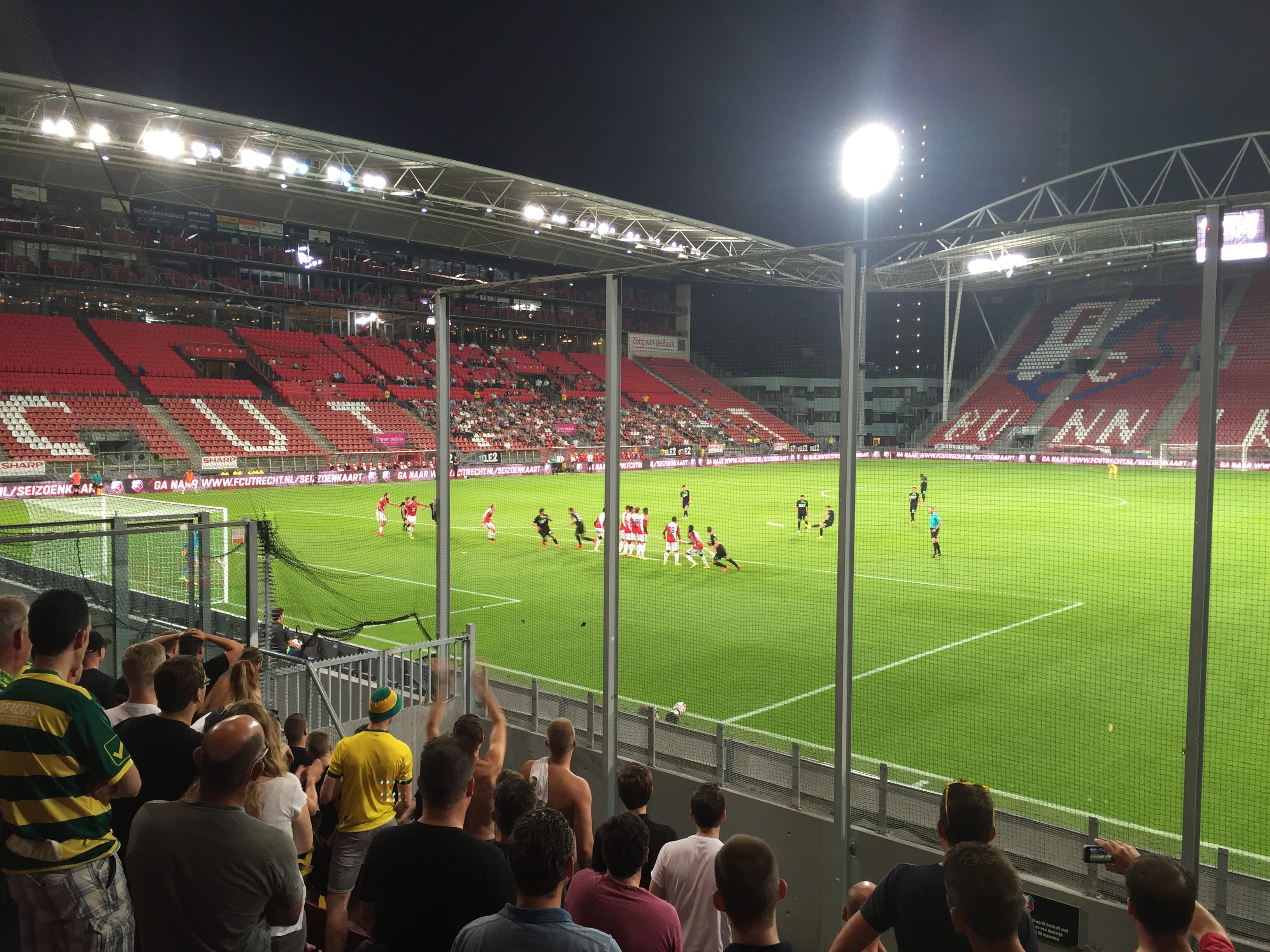 Opstelling tegen Jong FC Utrecht