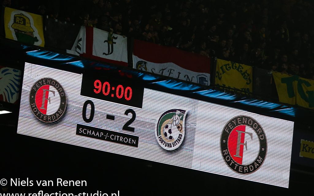 Feyenoord 0 Fortuna Sittard 2